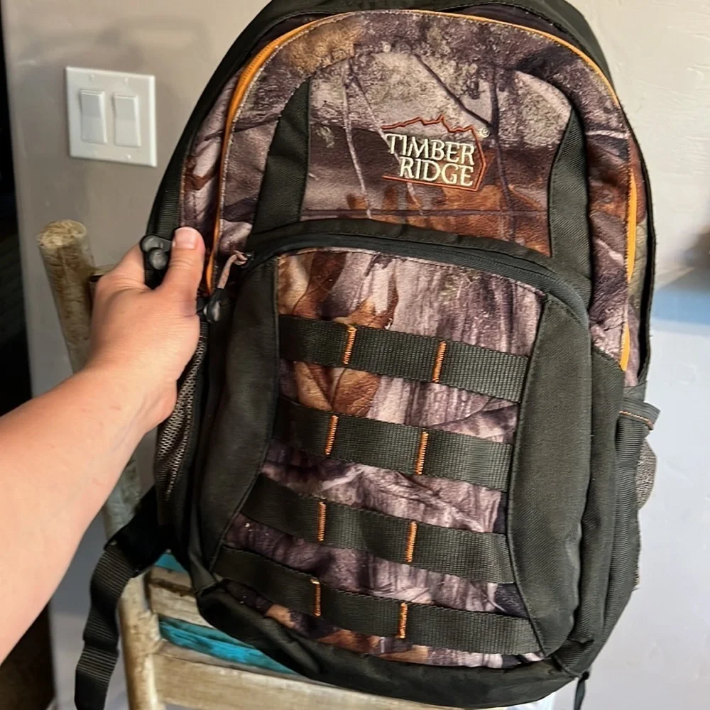 Timber Ridge Camouflage Small Hiking Backpack